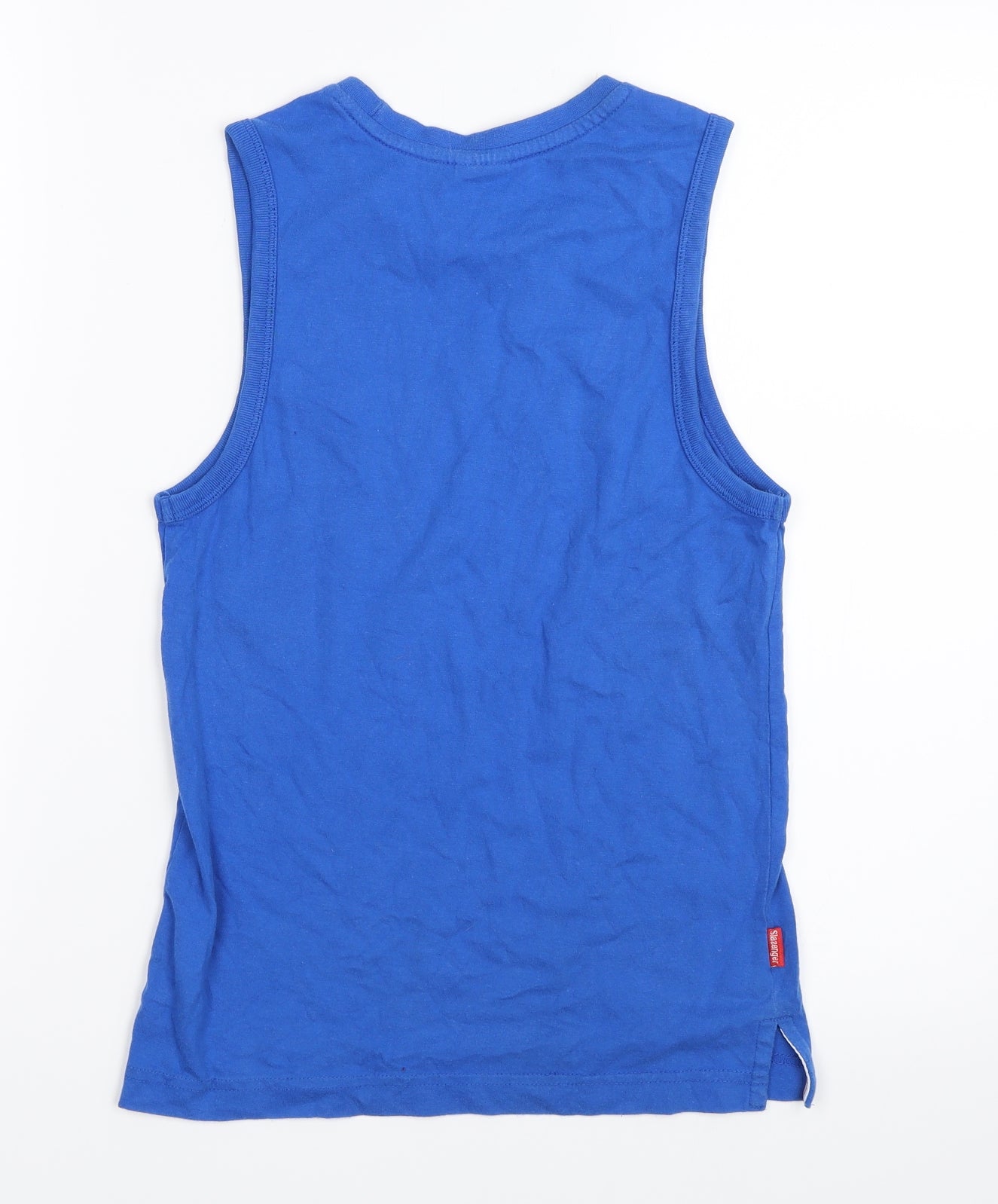 Slazenger Boys Blue   Basic Tank Size 7-8 Years