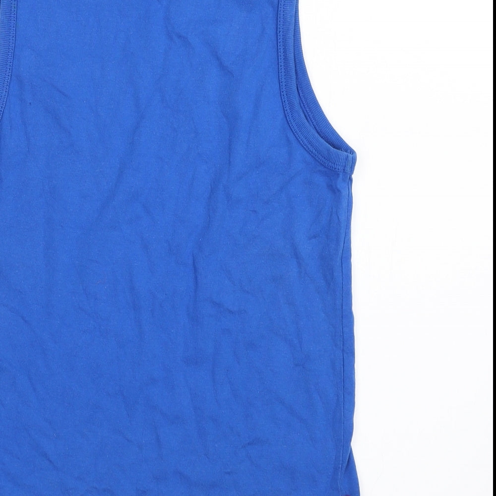 Slazenger Boys Blue   Basic Tank Size 7-8 Years