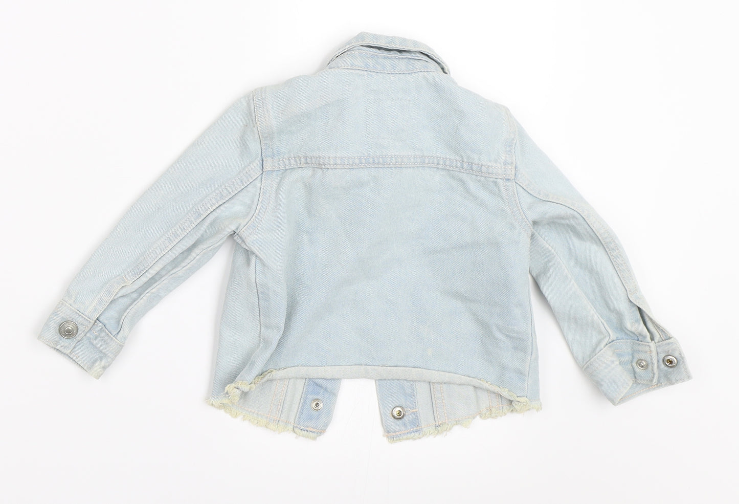 River Island Girls Blue  Denim Jacket  Size 12-18 Months