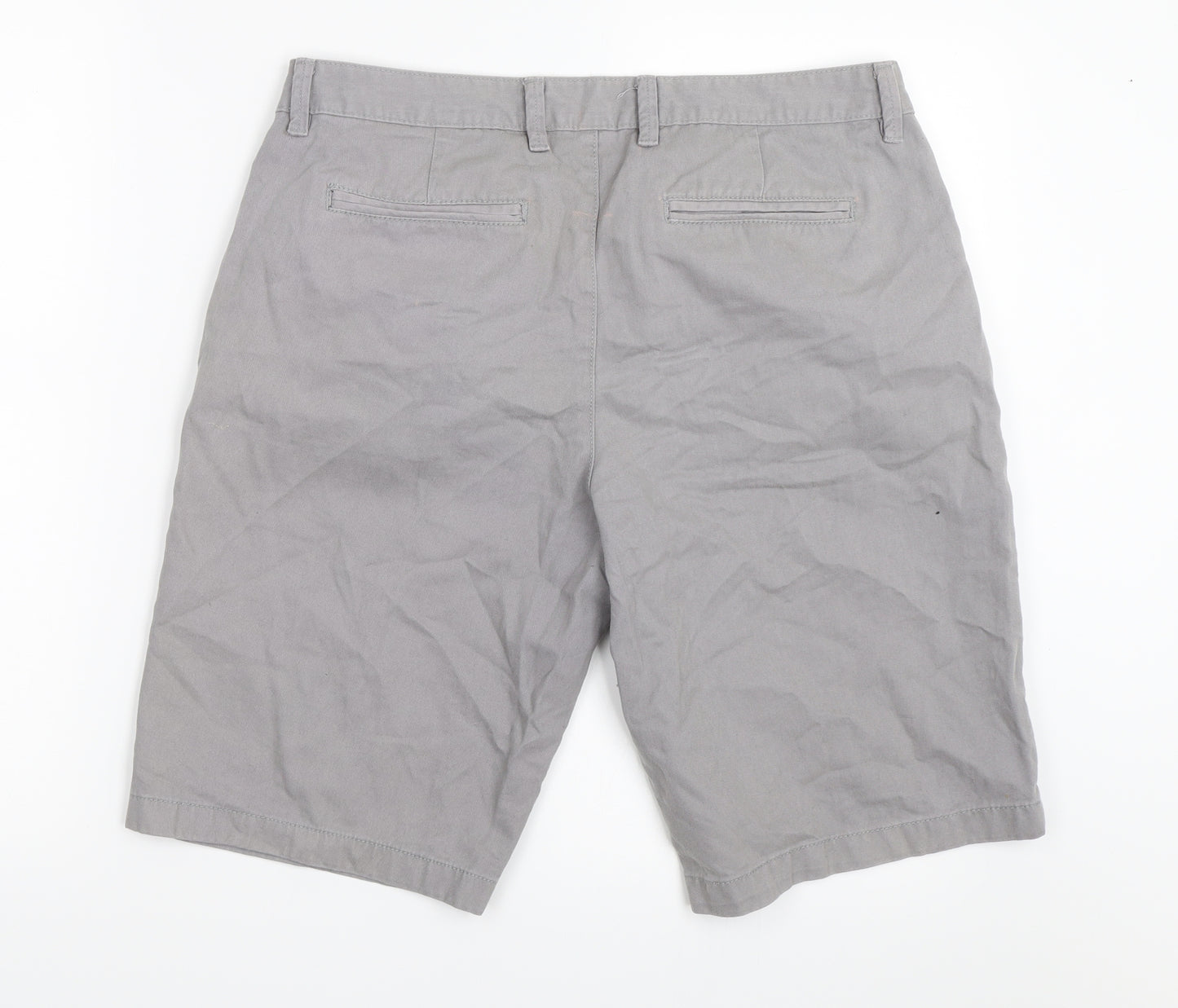 Cedar Wood State Mens Grey   Chino Shorts Size 32 in