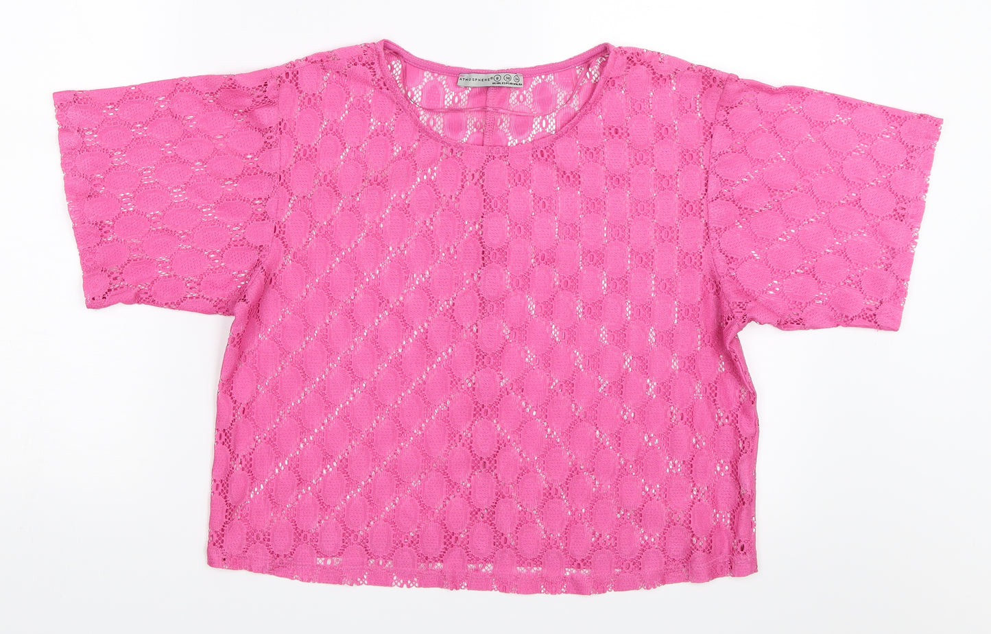 Atmosphere Womens Pink   Basic T-Shirt Size 8