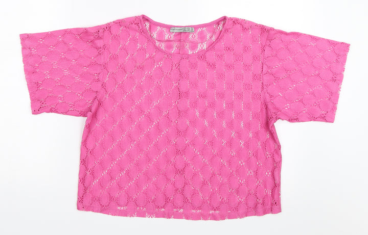 Atmosphere Womens Pink   Basic T-Shirt Size 8
