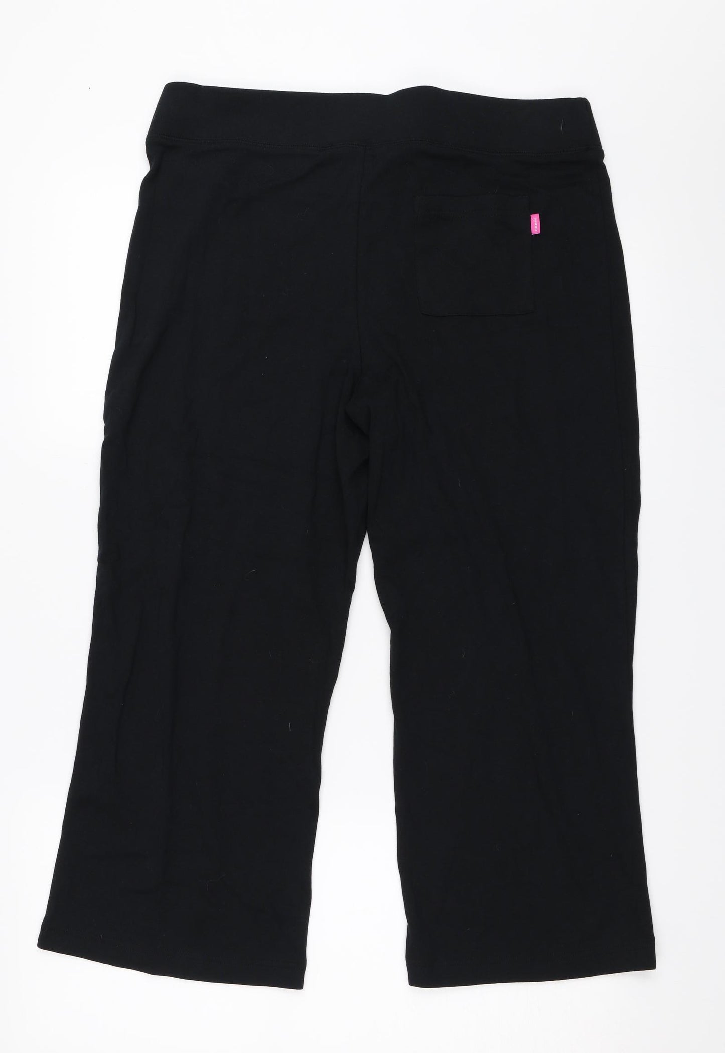 Pineapple Womens Black   Cropped Trousers Size 14 L22.5 in