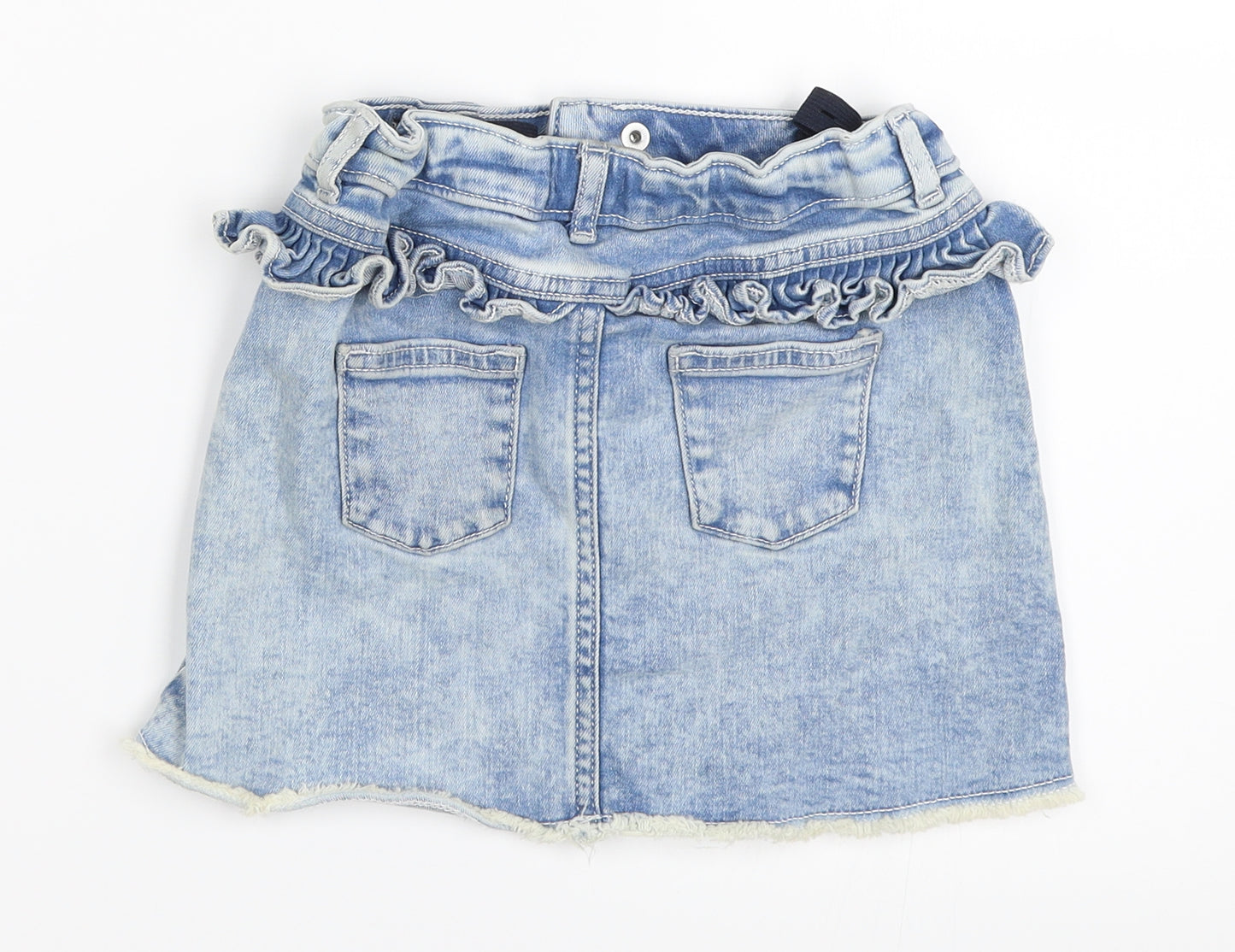 River Island Girls Blue  Denim Mini Skirt Size 2-3 Years