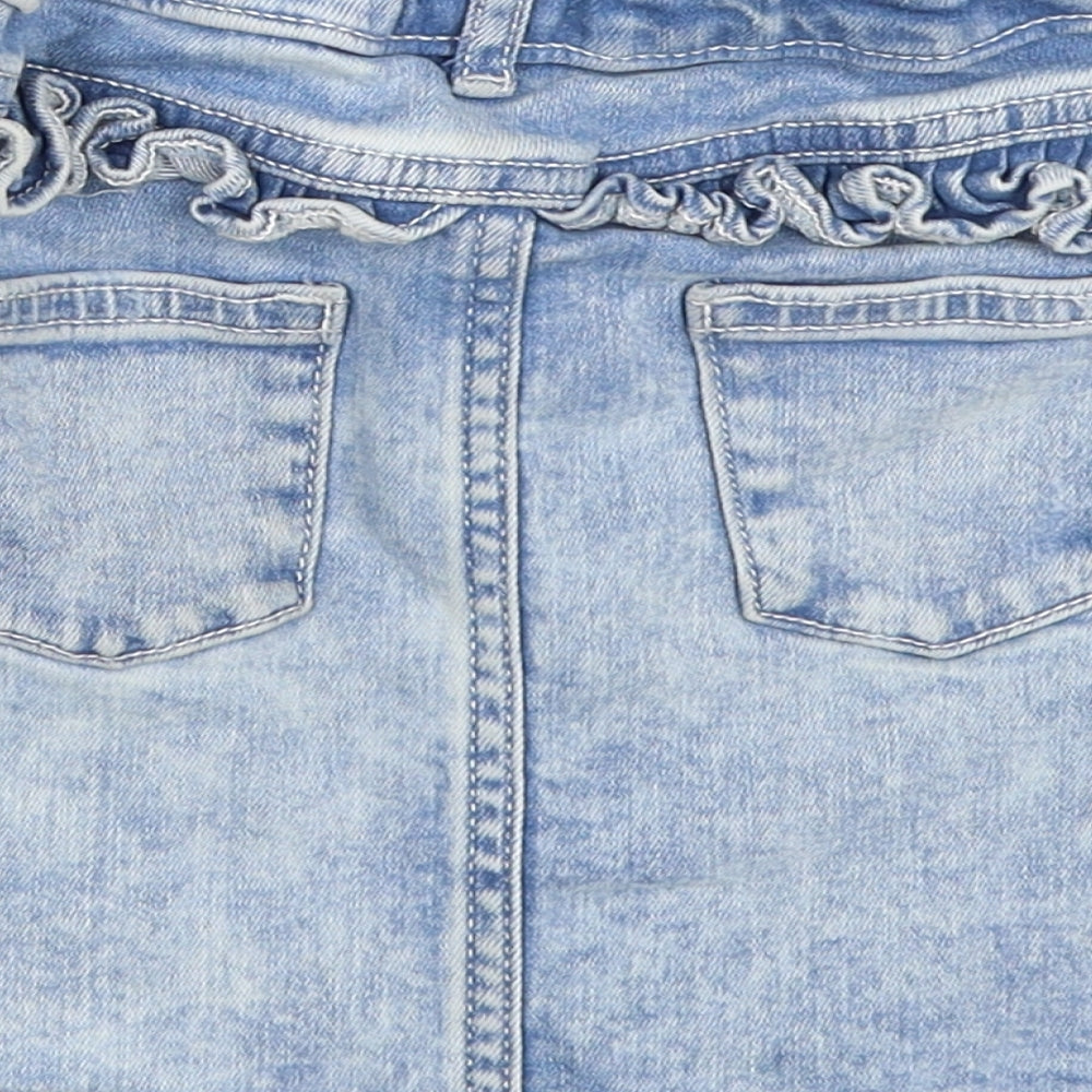 River Island Girls Blue  Denim Mini Skirt Size 2-3 Years