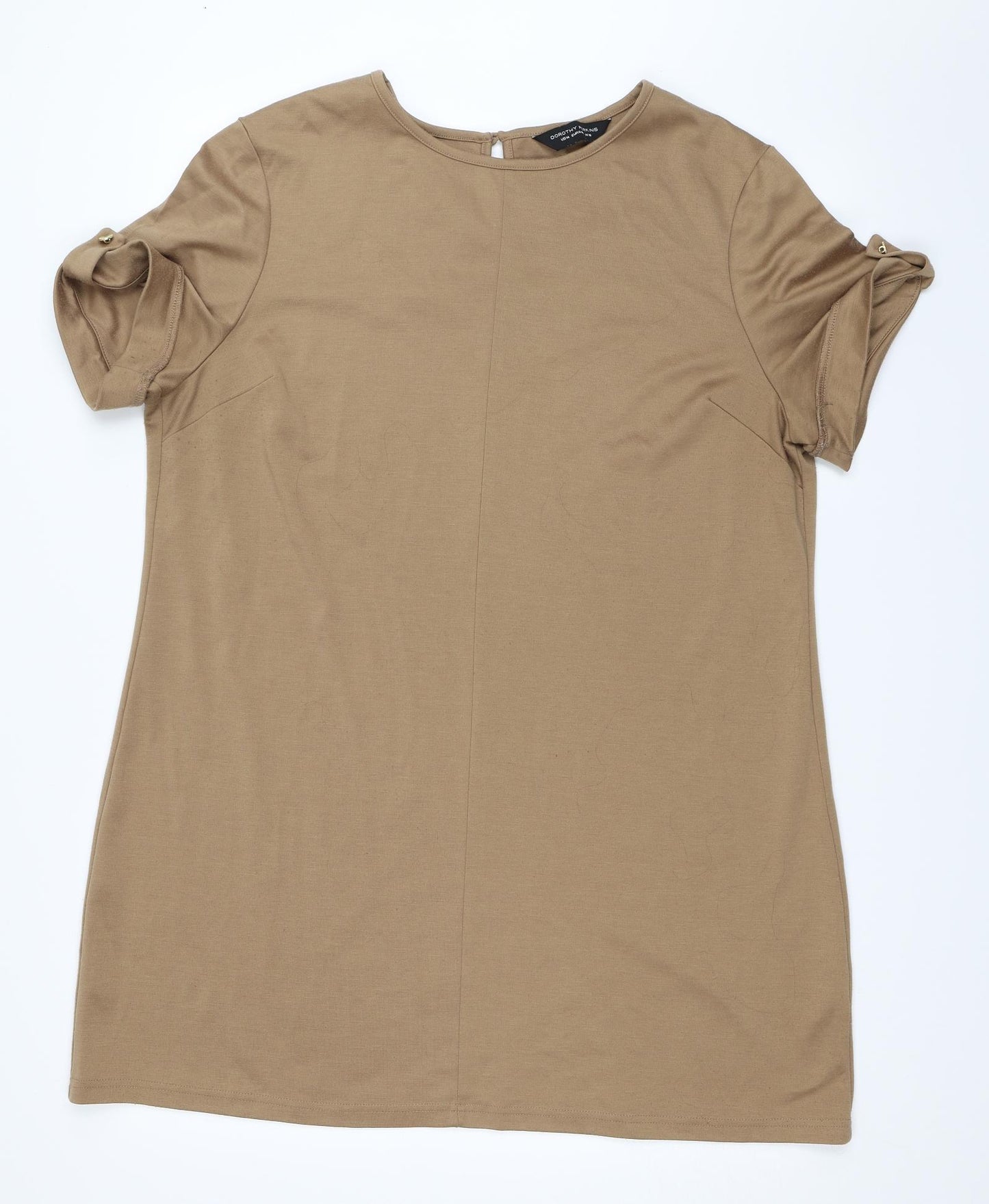 Dorothy Perkins Womens Beige   Tunic T-Shirt Size 18