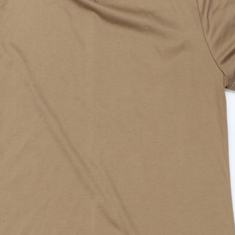 Dorothy Perkins Womens Beige   Tunic T-Shirt Size 18