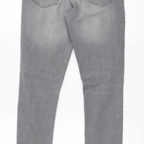 Primark Boys Grey  Denim Skinny Jeans Size 12-13 Years