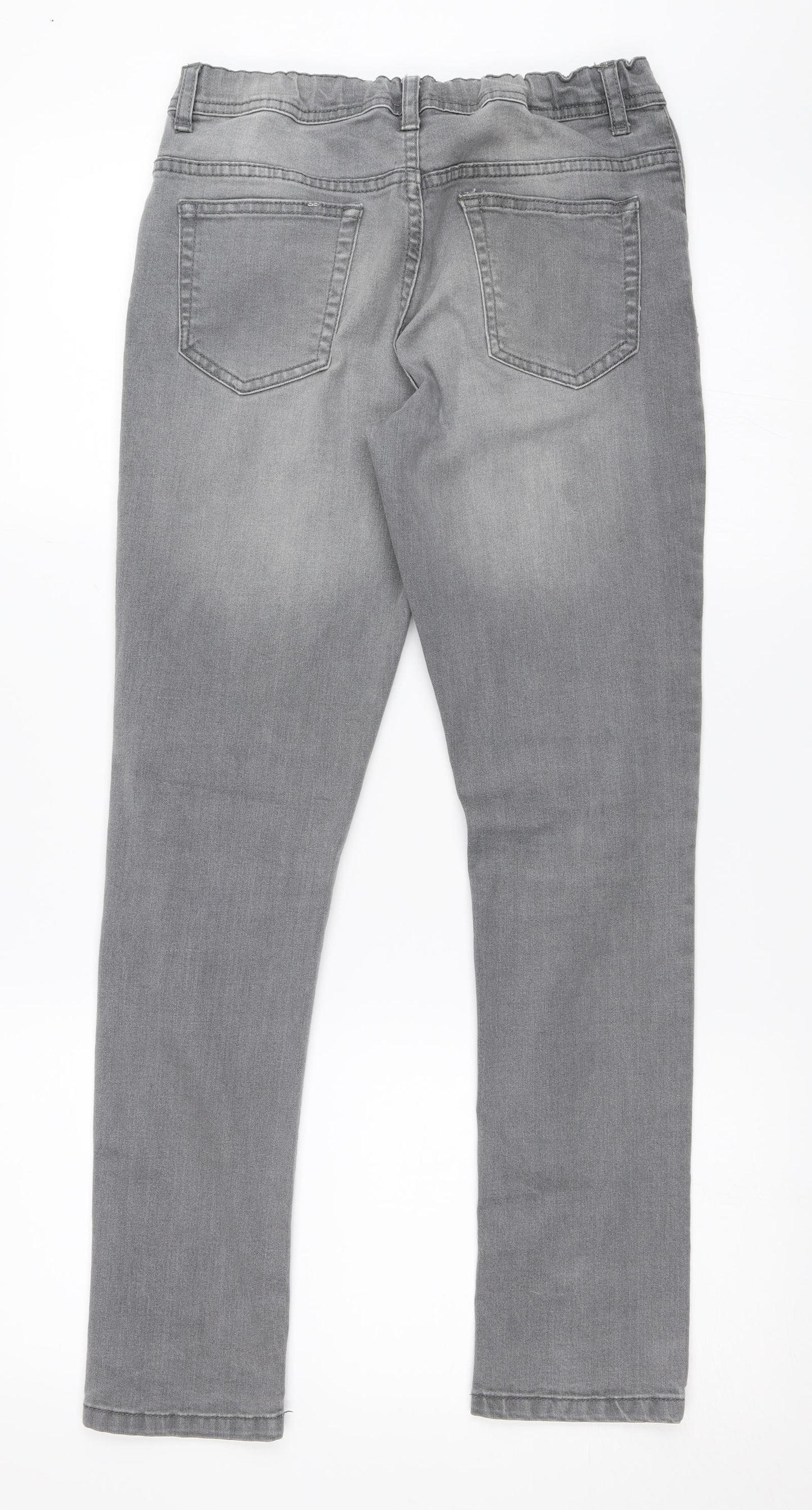 Primark Boys Grey  Denim Skinny Jeans Size 12-13 Years