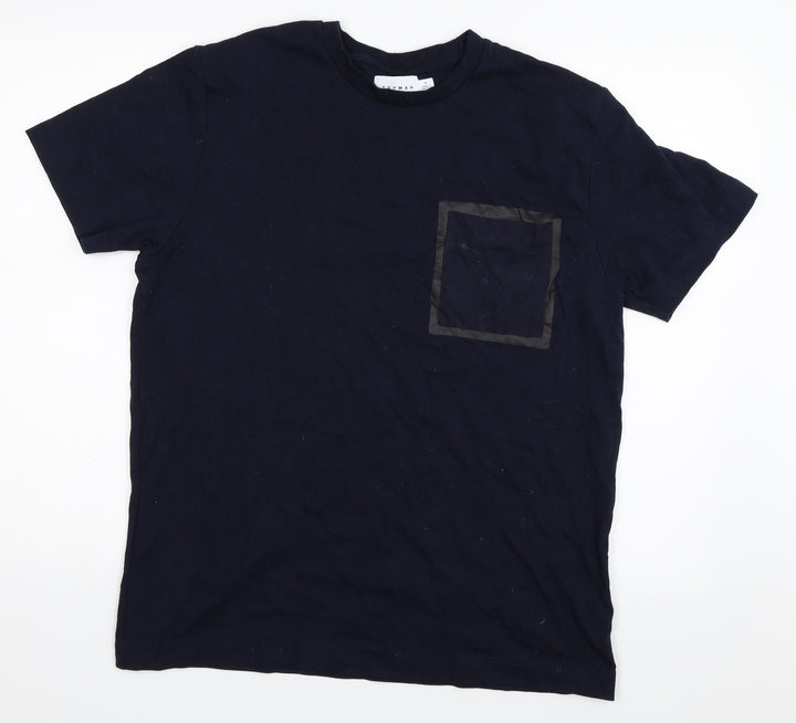 Topman Mens Blue T-Shirt Size L