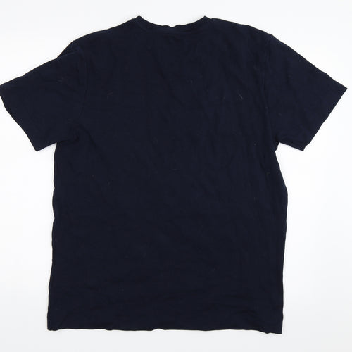 Topman Mens Blue    T-Shirt Size L