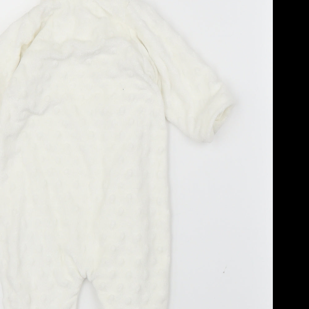 George Baby White   Babygrow One-Piece Size 0-3 Months