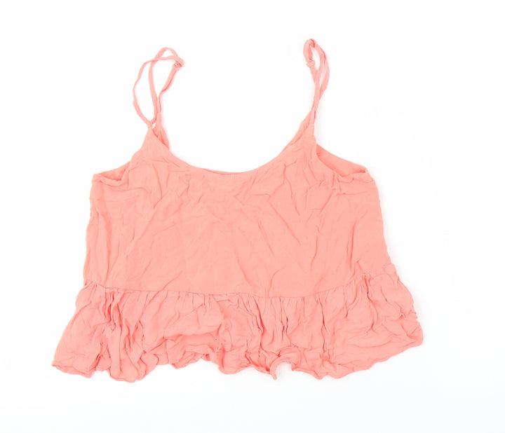 Topshop Womens Pink   Camisole Blouse Size 8  - Cropped