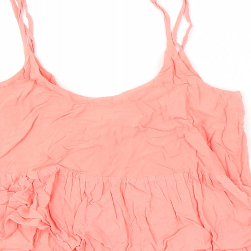 Topshop Womens Pink   Camisole Blouse Size 8  - Cropped