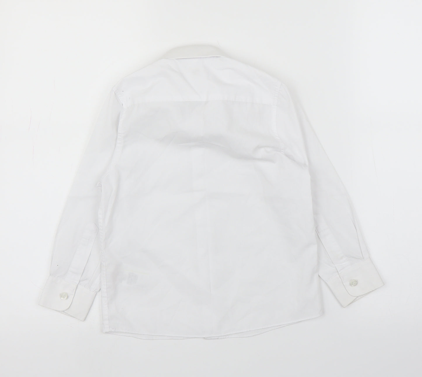 M&S Girls White   Basic Button-Up Size 4-5 Years