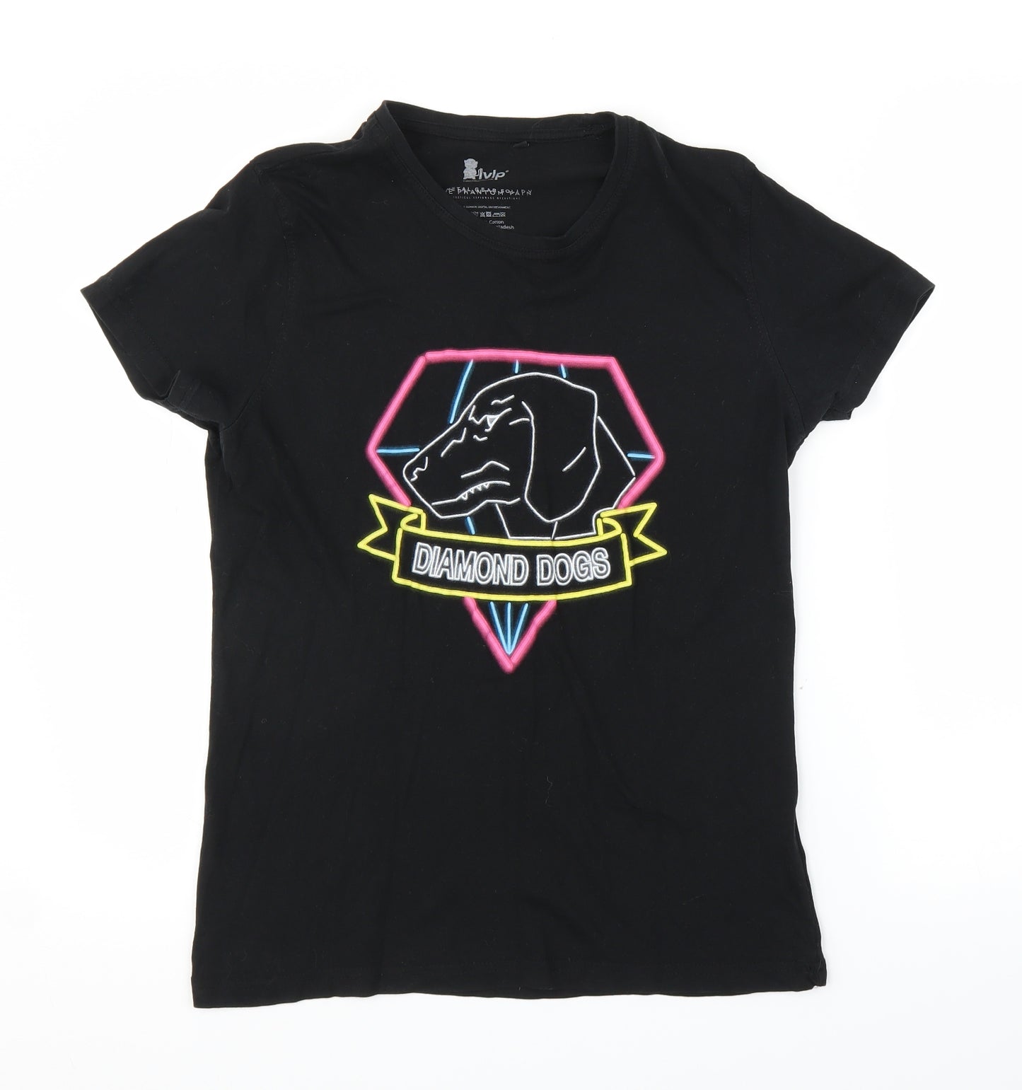 Level Up Womens Black   Basic T-Shirt Size S