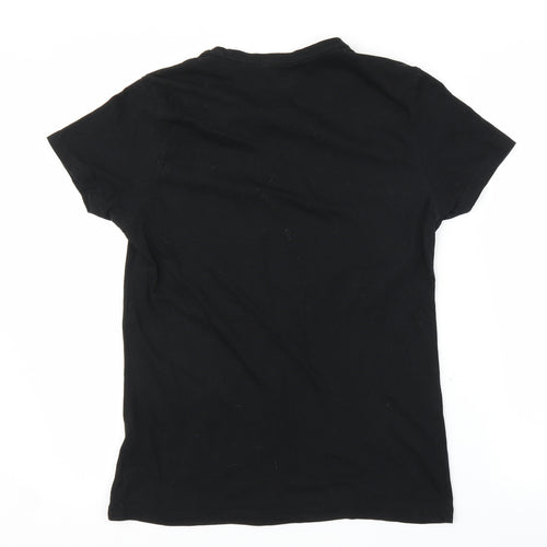Level Up Womens Black   Basic T-Shirt Size S