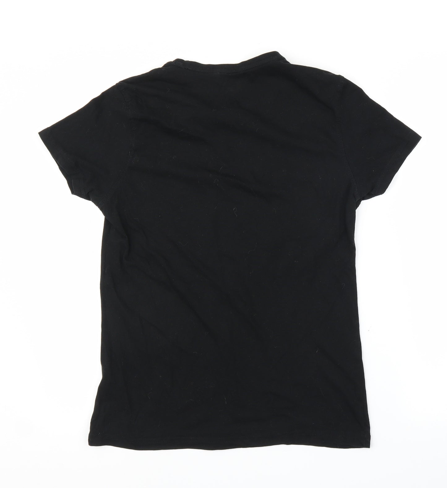 Level Up Womens Black   Basic T-Shirt Size S