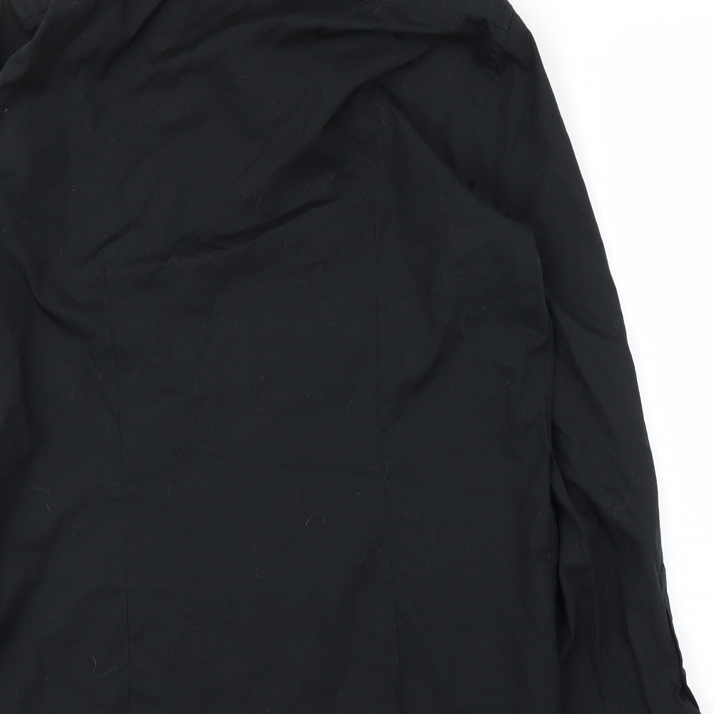 F&F Mens Black    Button-Up Size 15.5