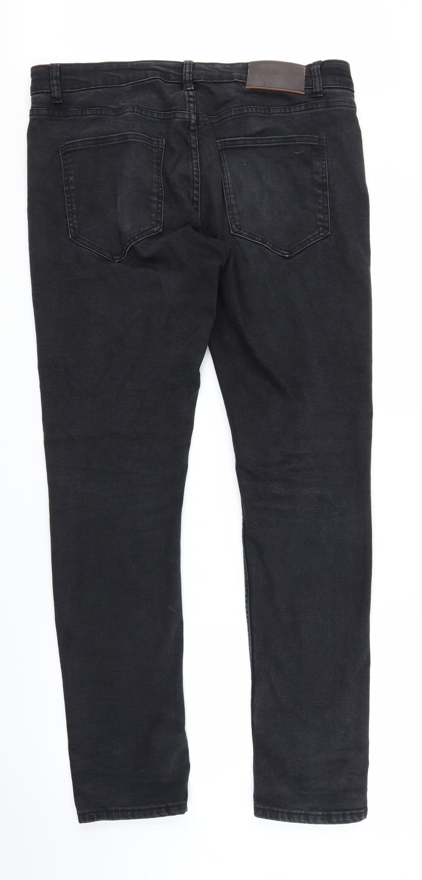 Blakely Mens Black  Denim Straight Jeans Size XL L31 in