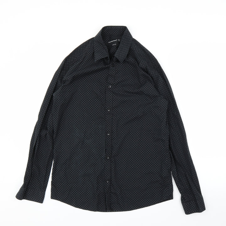 Cedar Wood State Mens Black    Button-Up Size 15