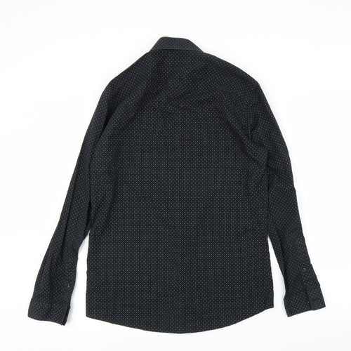 Cedar Wood State Mens Black    Button-Up Size 15