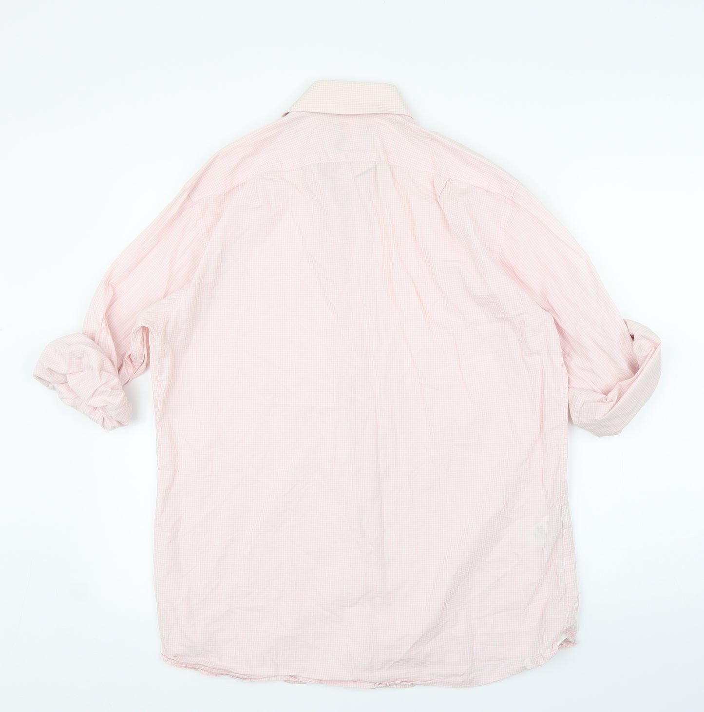 M&S Mens Pink    Button-Up Size 15.5