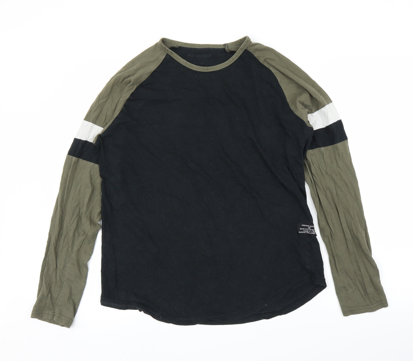 Primark Mens Green    T-Shirt Size L