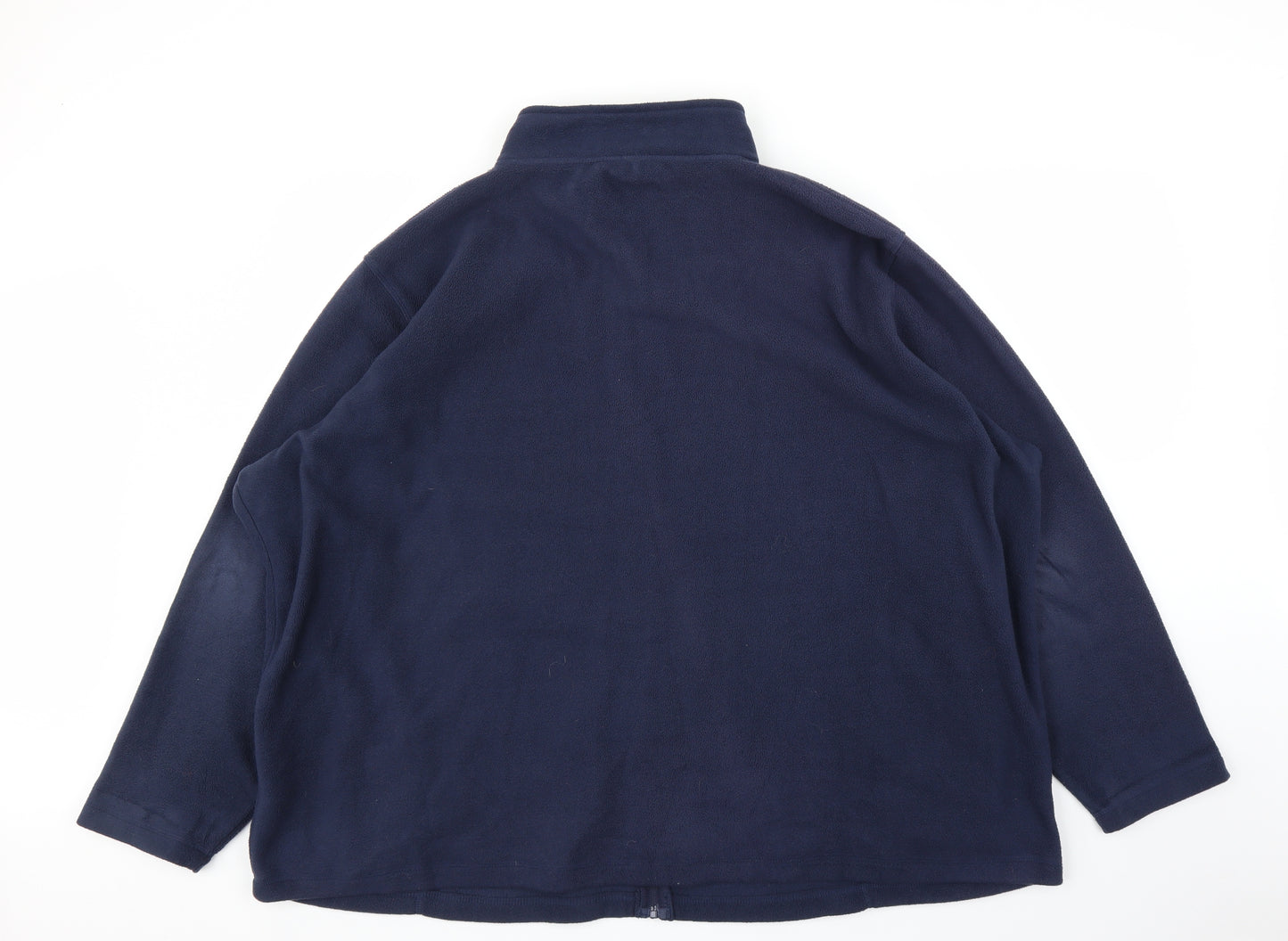 Anthology Womens Blue  Fleece Full Zip Jumper Size 34