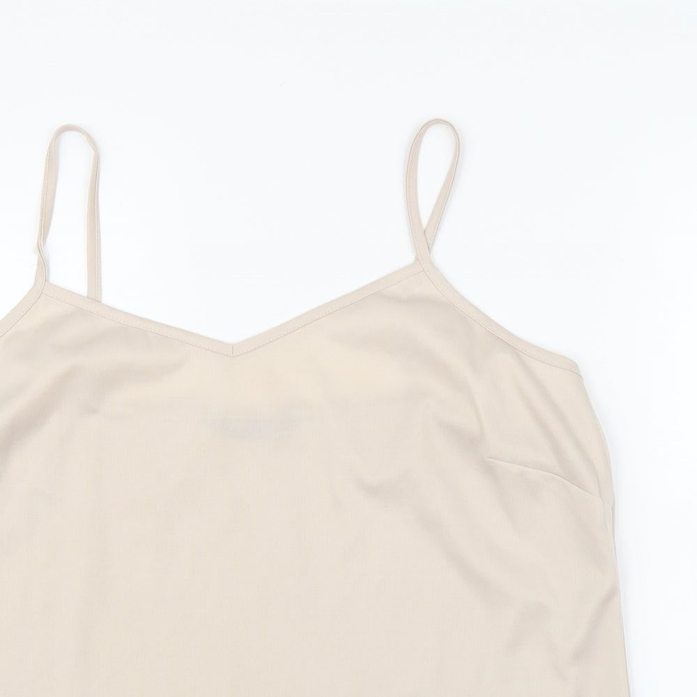 Bonmarché Womens Beige   Camisole Blouse Size 18