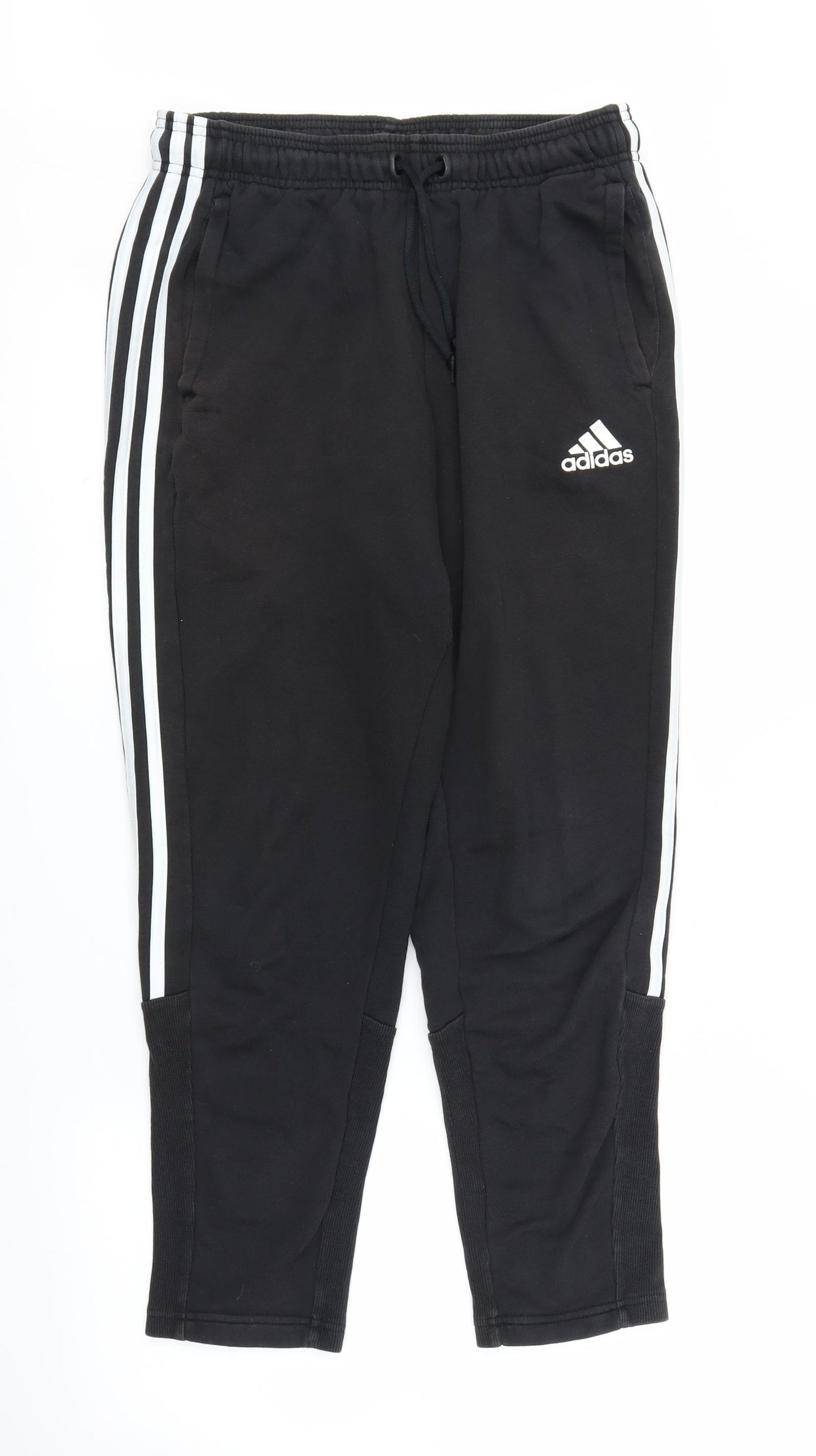 adidas Mens Black   Sweatpants Trousers Size M L23 in