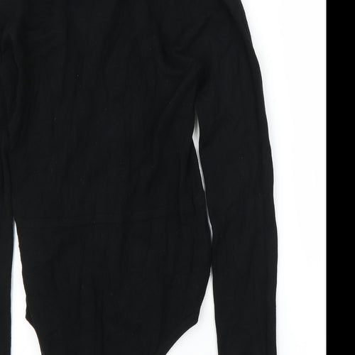 Missguided Womens Black   Leotard One-Piece Size L