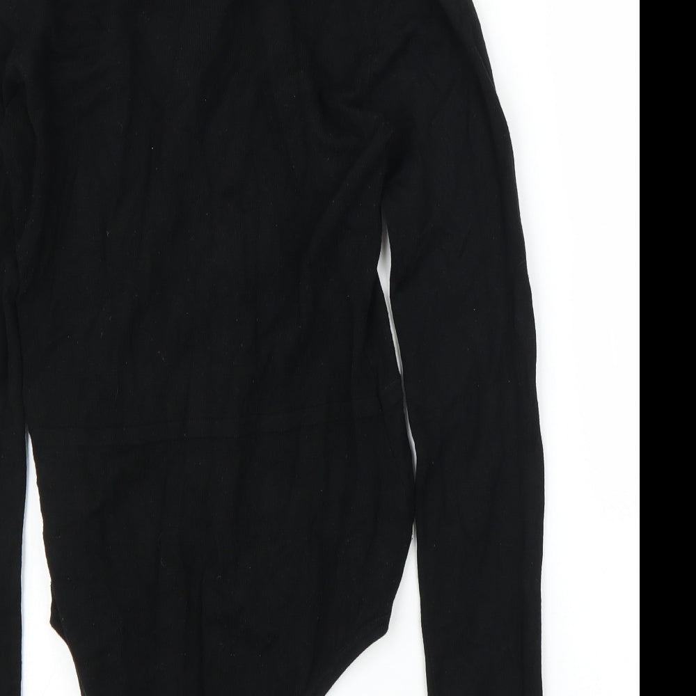 Missguided Womens Black   Leotard One-Piece Size L