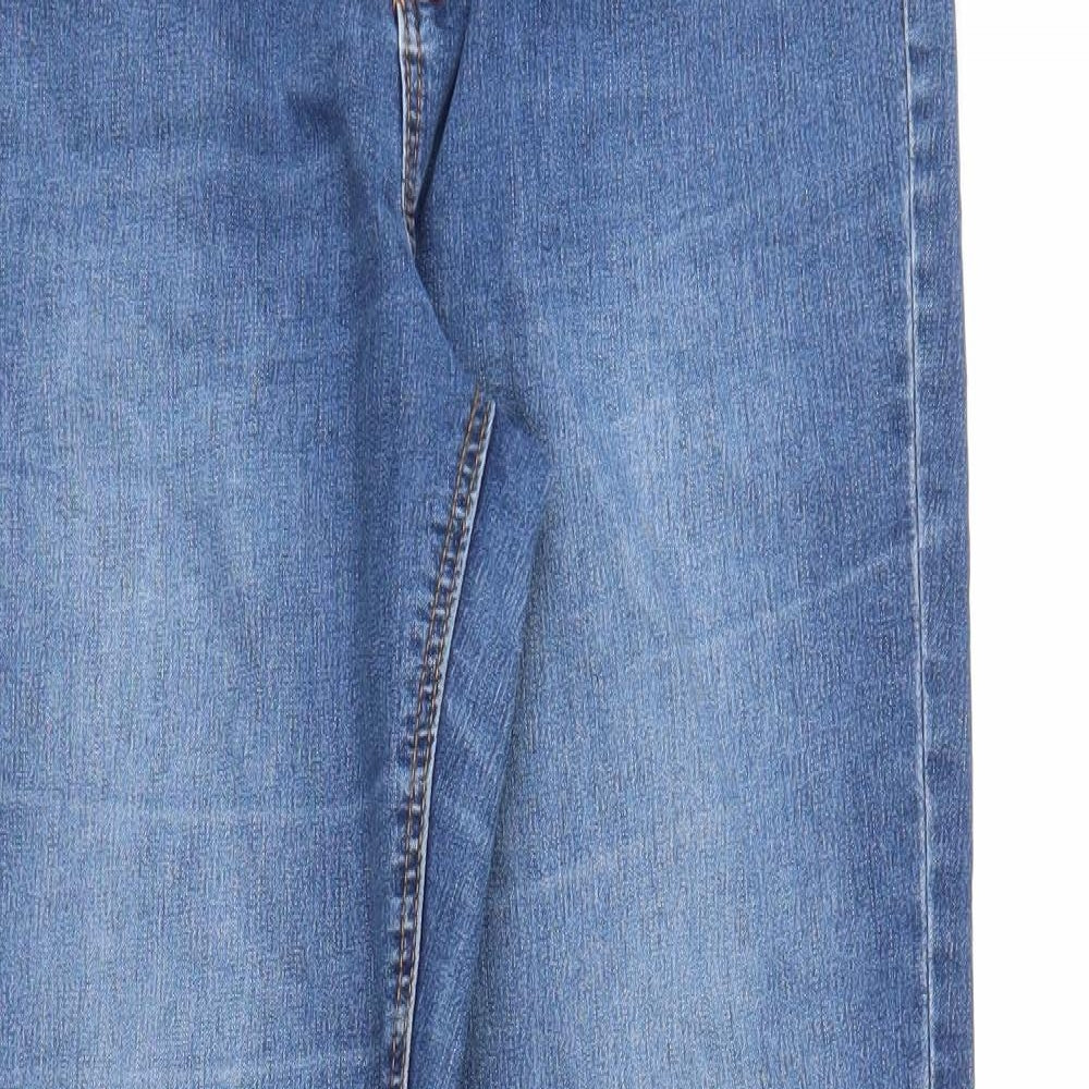 George Womens Blue  Denim Bootcut Jeans Size 12 L30 in