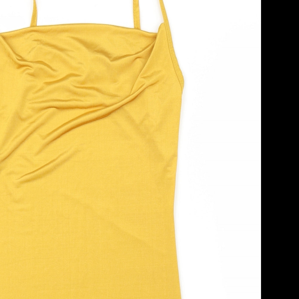 Charm Womens Yellow   Bodycon  Size S