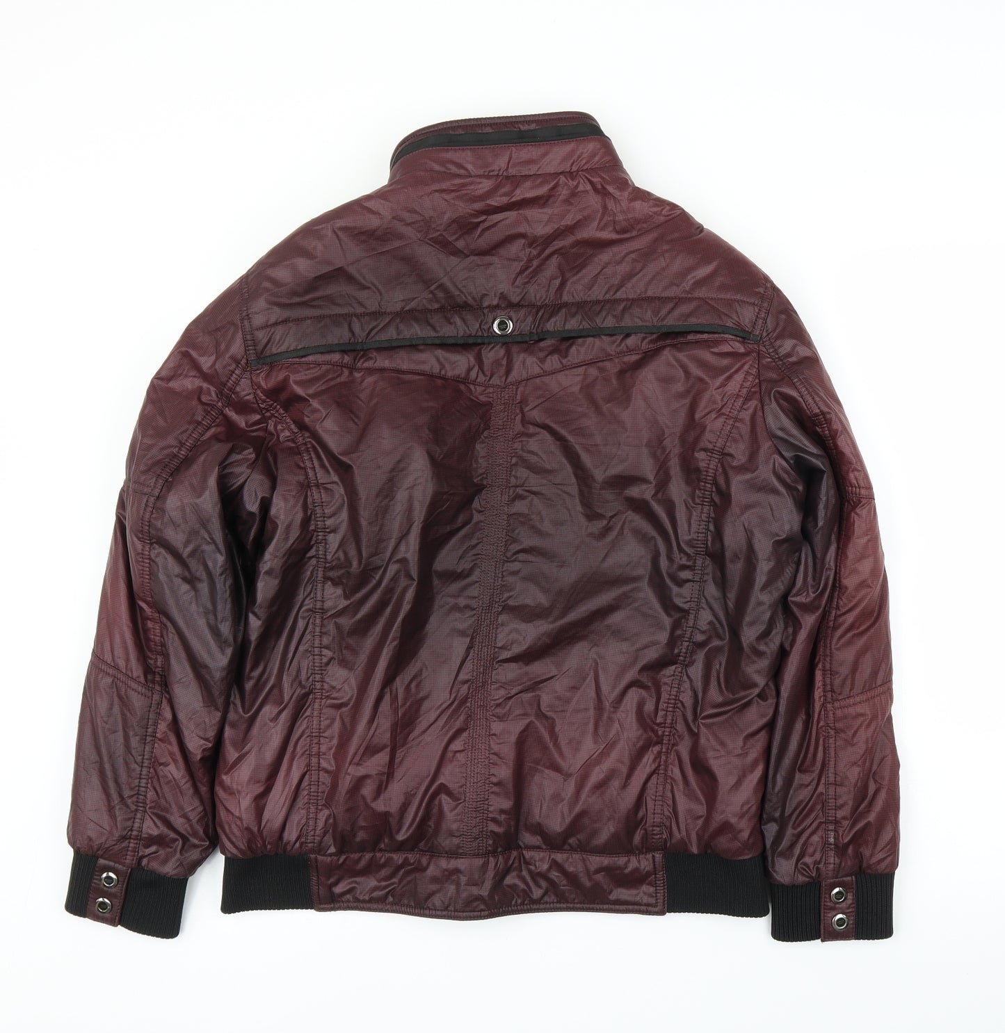 Preworn Mens Purple   Bomber Jacket Coat Size L