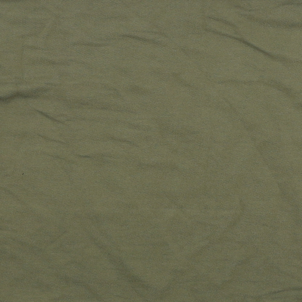 H&M Basic Mens Green   Pullover Sweatshirt Size L