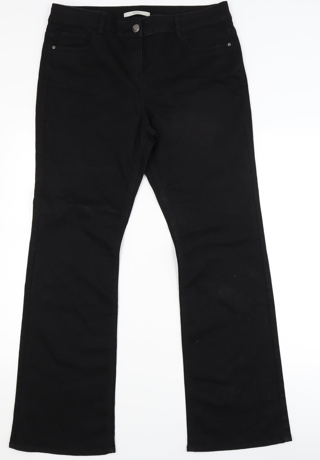 George Womens Black   Bootcut Jeans Size 16 L30 in