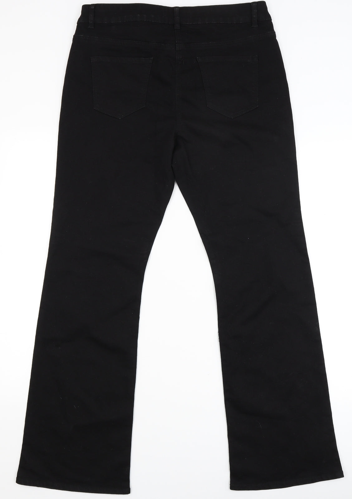 George Womens Black   Bootcut Jeans Size 16 L30 in