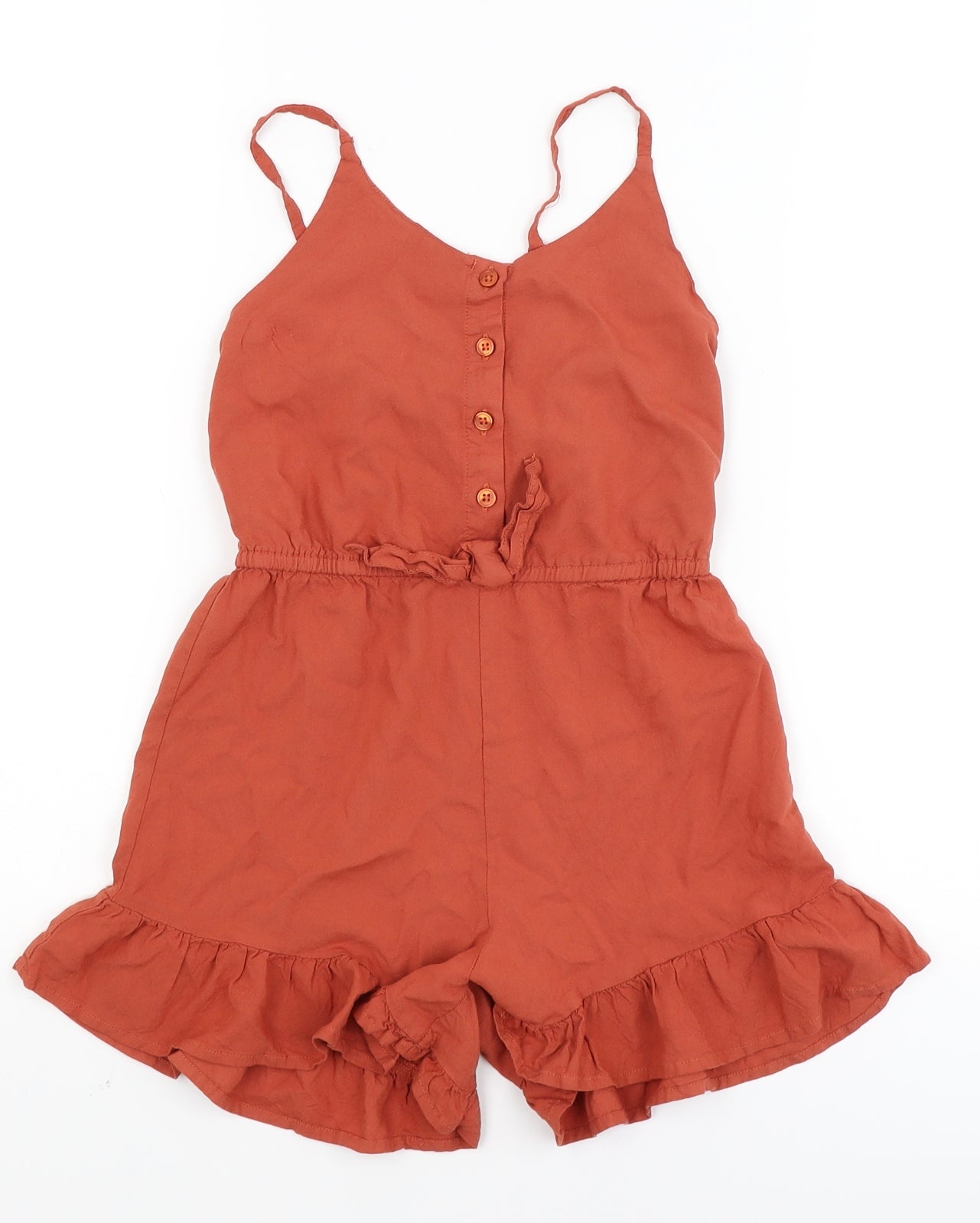 George Girls Red   Playsuit One-Piece Size 8-9 Years