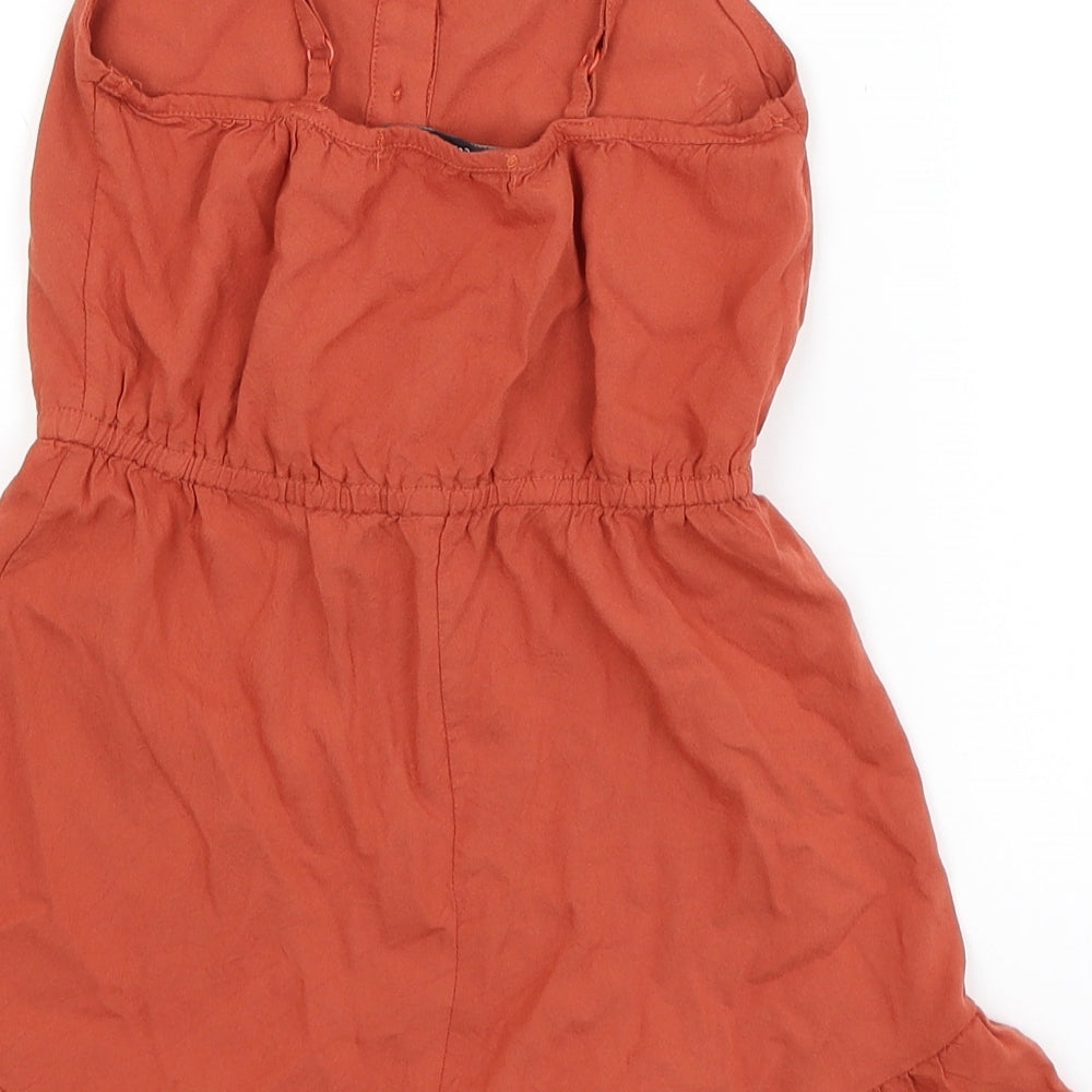 George Girls Red   Playsuit One-Piece Size 8-9 Years