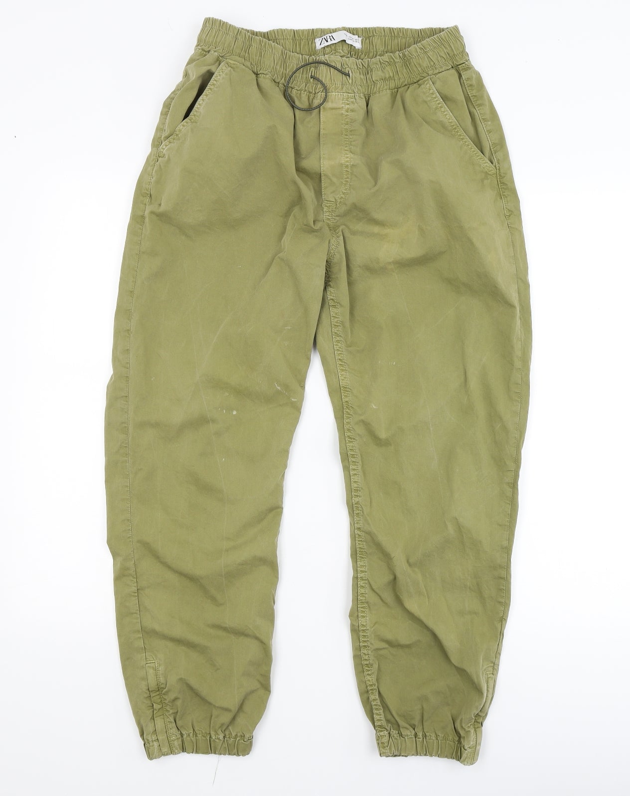 Zara Womens Green   Cargo Trousers Size M L24 in
