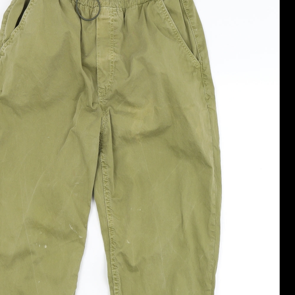 Zara Womens Green   Cargo Trousers Size M L24 in