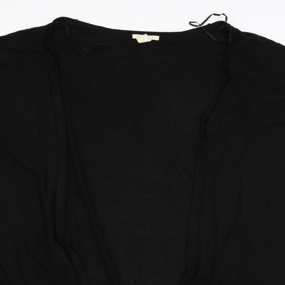 H&M Womens Black   Cardigan Jumper Size L
