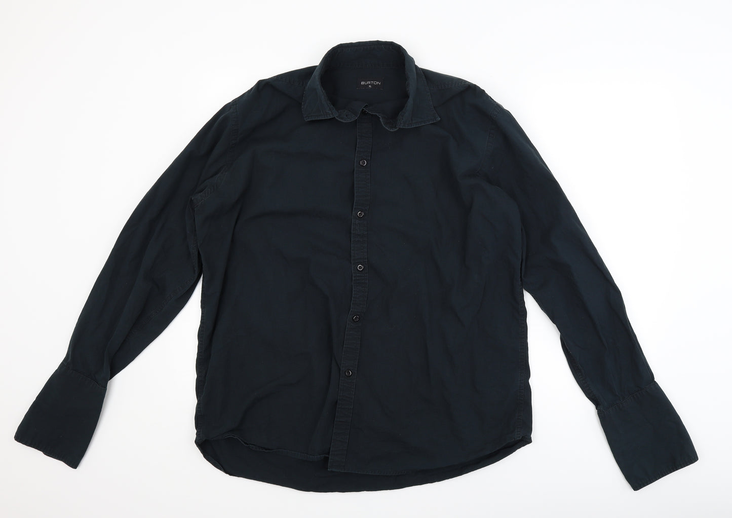 Burton Mens Black    Button-Up Size XL