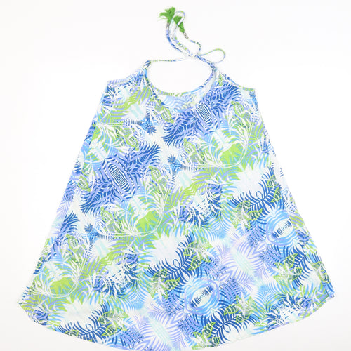 Cardamom Womens Blue Floral  Camisole T-Shirt Size M