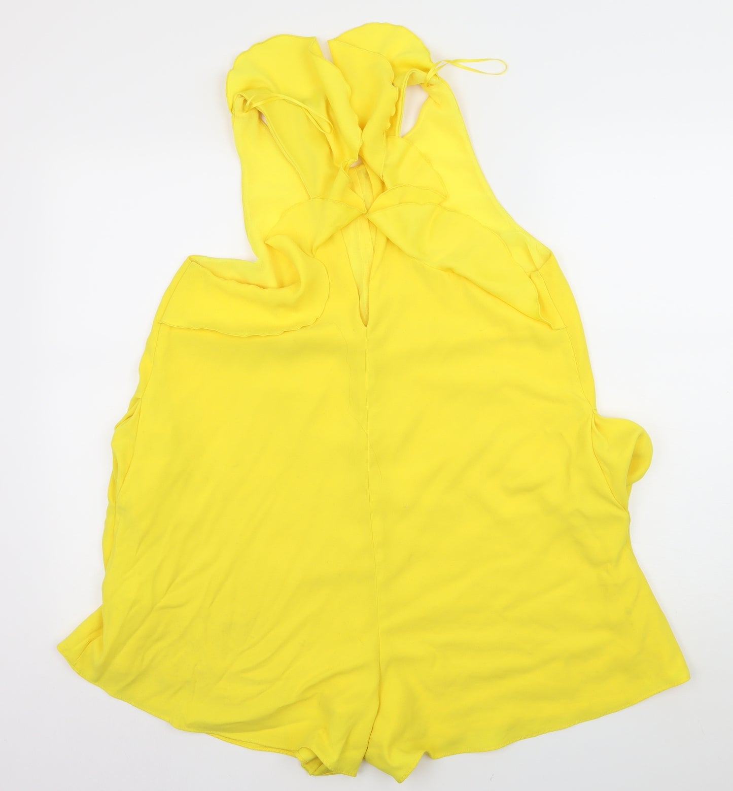 Zara Womens Yellow   Playsuit One-Piece Size L L4 in