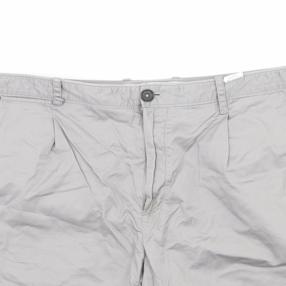 Zara Mens Grey   Chino Shorts Size 36 in
