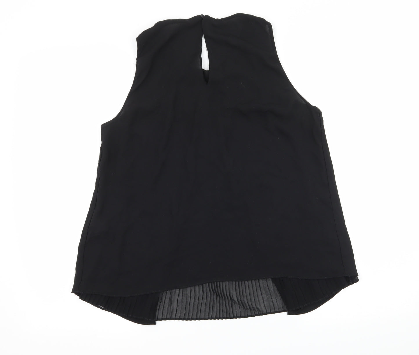 Zara Womens Black  Chiffon Basic Blouse Size M