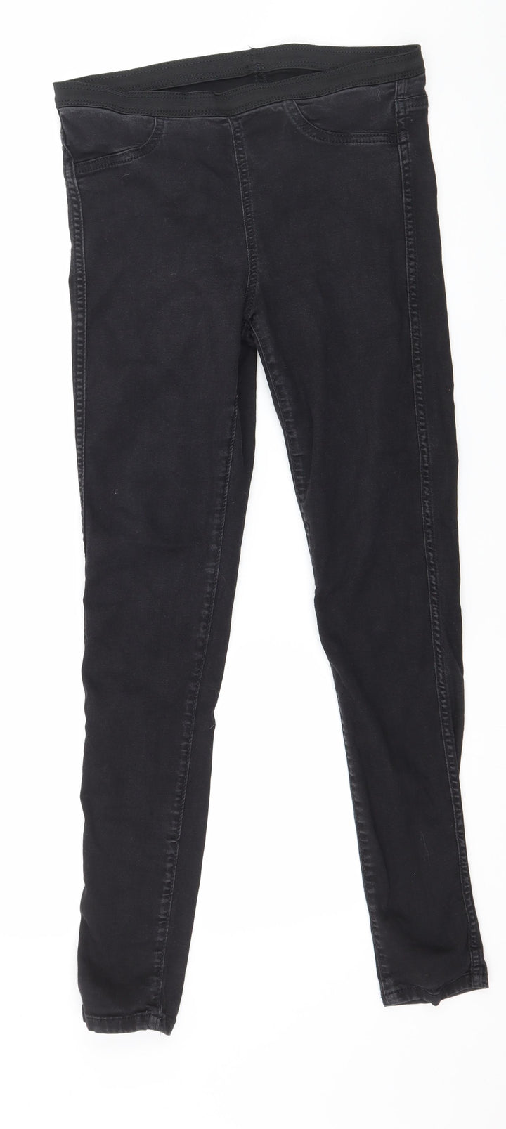 FC Jeans Womens Black  Denim Skinny Jeans Size 10 L28 in